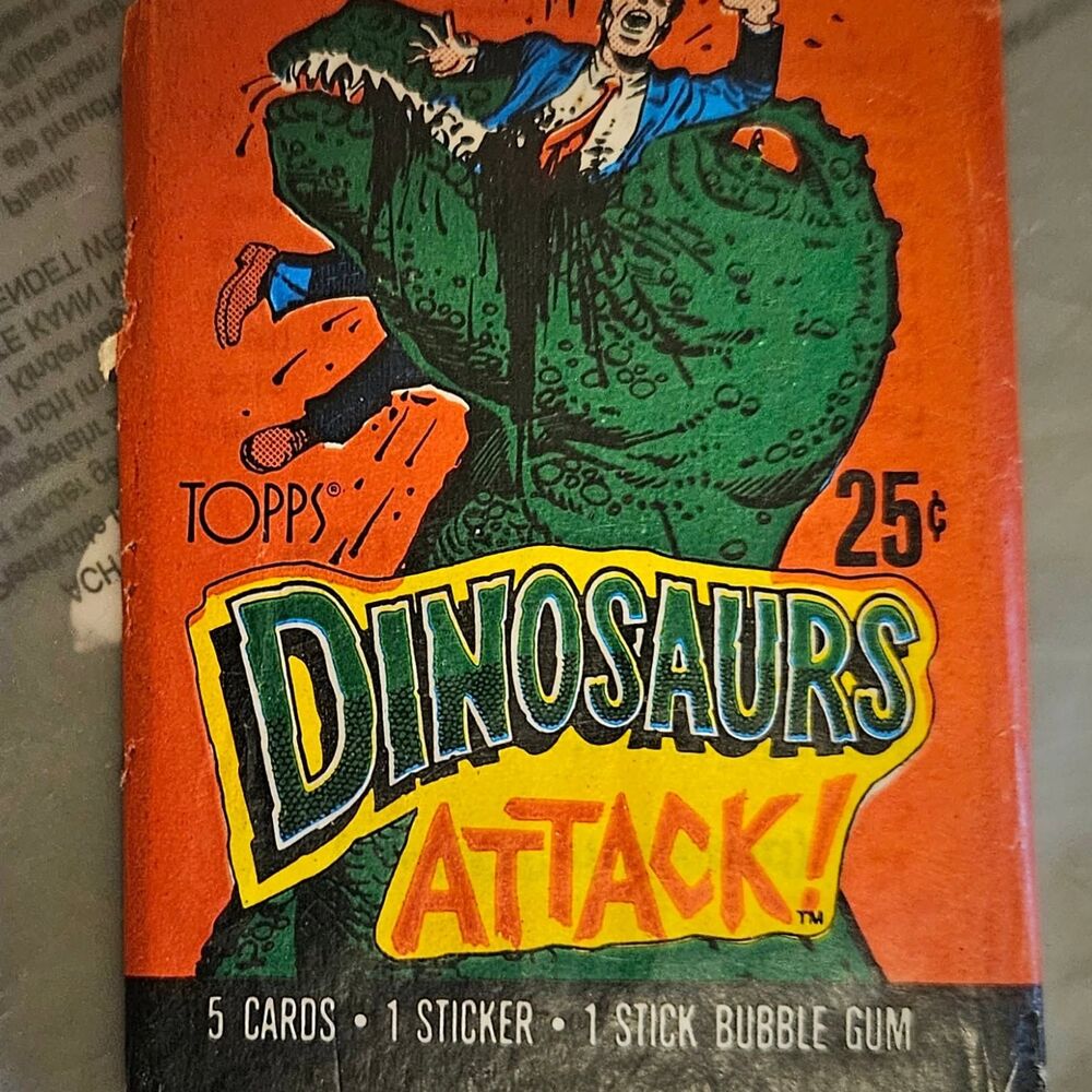 1988 TOPPS "DINOSAURS ATTACK" WAX PACK